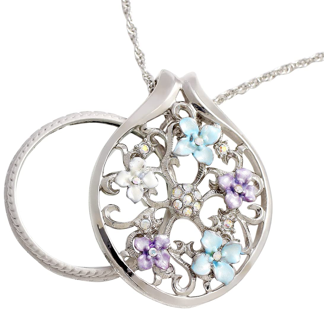 Convenient and cute fashionable pendant for Day and 60th Birthday Celebrations Loupe Present Kouki Kiju Purple Necklace Flower Silver Color Reading срібний
Convenient and cute fashionable pendant for Day and 60th Birthday Celebrations Loupe Present Kouki Kiju Purple Necklace Flower Silver Color Reading срібний