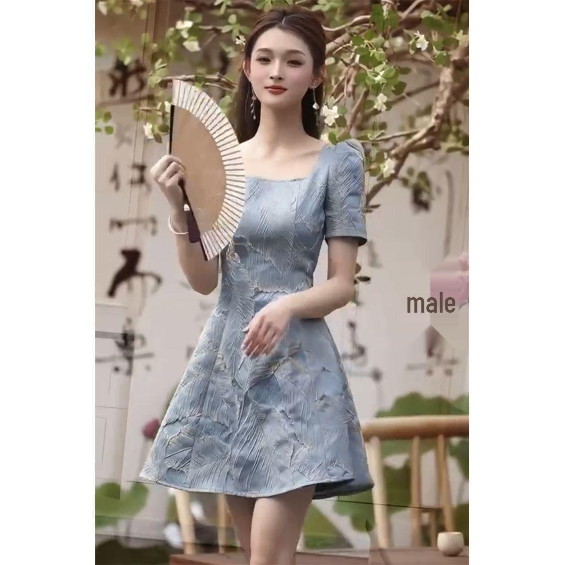 2026 Summer Petite French Square Neck Puff Sleeve A-Line Dress for Women M (under 105 lbs)
2026 Summer Petite French Square Neck Puff Sleeve A-Line Dress for Women M (under 105 lbs)