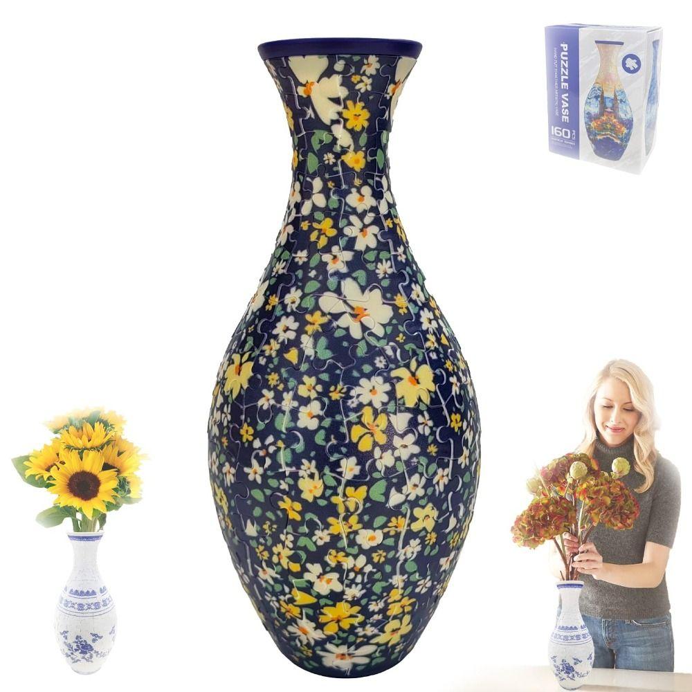 DIY DIY Puzzle Vases 3D Art Puzzle Vase Home Decoration Plastic Puzzle Exquisite Flowers 3D Vase style 2
DIY DIY Puzzle Vases 3D Art Puzzle Vase Home Decoration Plastic Puzzle Exquisite Flowers 3D Vase style 2