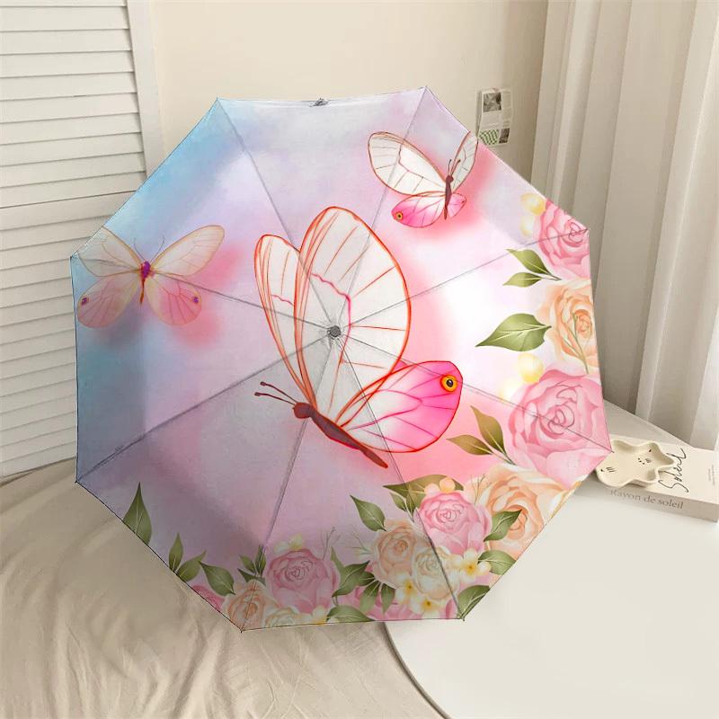 1PC Butterfly Flowers Umbrella-8-Rib Reinforced Portable Folding Travel Suitable for All Seasons Outdoor Daily Use-Z0457
1PC Butterfly Flowers Umbrella-8-Rib Reinforced Portable Folding Travel Suitable for All Seasons Outdoor Daily Use-Z0457