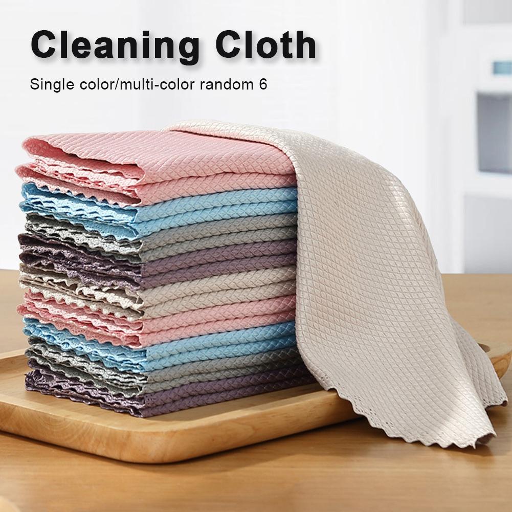 6pcs Microfiber Glass Cleaning Cloth Rag Lint-Free For Windows Car Kitchen Mirror No Trace Reusable Fish Scale Rag Polishing 25*25cm 6PCS
6pcs Microfiber Glass Cleaning Cloth Rag Lint-Free For Windows Car Kitchen Mirror No Trace Reusable Fish Scale Rag Polishing 25*25cm 6PCS
