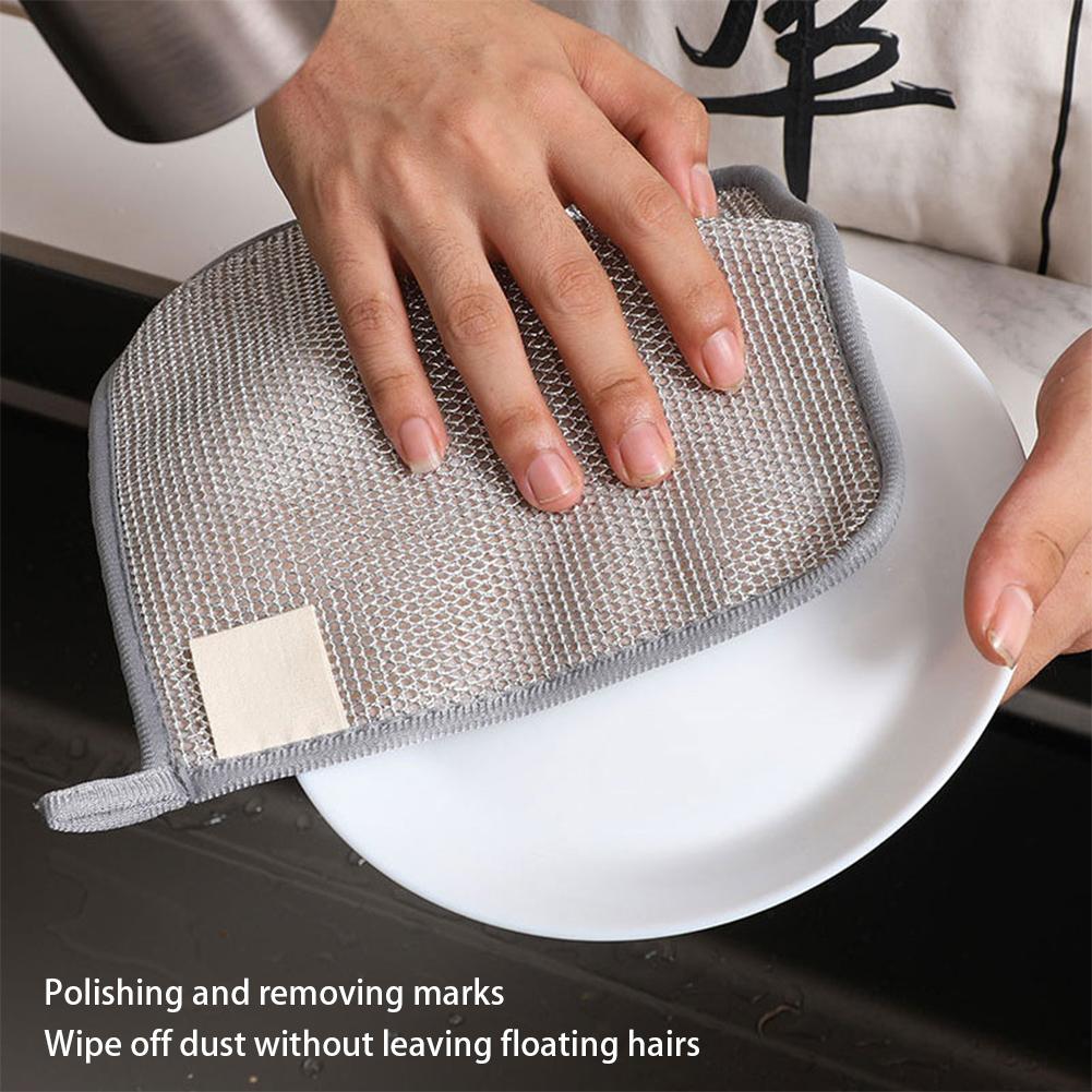 5/10/20/50pcs Scratch Wire Dishcloth 3-Layer Multipurpose Mesh Wire Dishwashing Rag Kitchen Cleaning Dish Remove Rust Pot Brush 5pcs
5/10/20/50pcs Scratch Wire Dishcloth 3-Layer Multipurpose Mesh Wire Dishwashing Rag Kitchen Cleaning Dish Remove Rust Pot Brush 5pcs