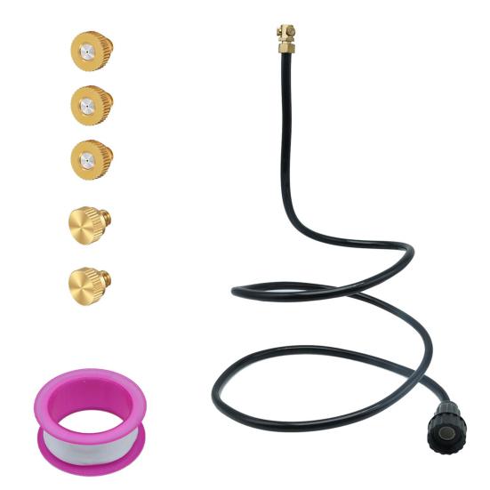 Yousheng Hose Mister for Outside Flexible Misting System Cooling Mister Portable Water Mister for Patio Chicken Coop Garden Backyard Bird Bath 1pc чёрный
Yousheng Hose Mister for Outside Flexible Misting System Cooling Mister Portable Water Mister for Patio Chicken Coop Garden Backyard Bird Bath 1pc чёрный