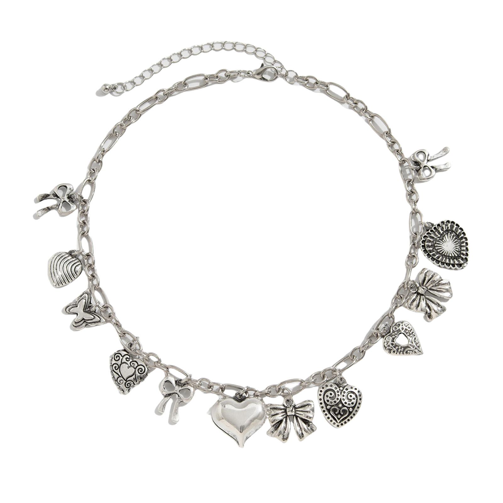Stylish Designs Adjustable Heart Pendant Elegant Chokers Necklace Retro Punk Styles Jewelry Special Gifts Outfits
Stylish Designs Adjustable Heart Pendant Elegant Chokers Necklace Retro Punk Styles Jewelry Special Gifts Outfits