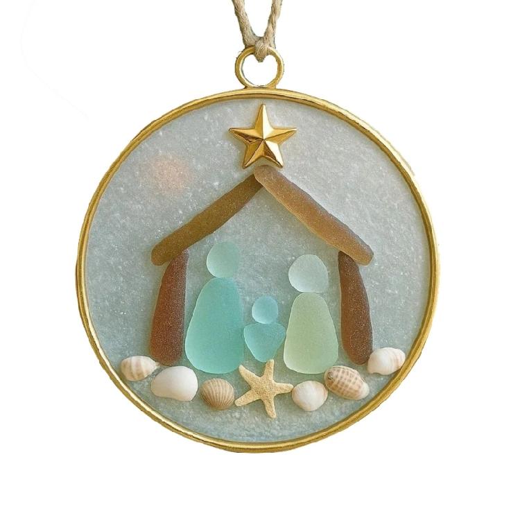 Acrylic Christmas Tree Ornament Decorative Sea Glass Coastal Holiday Accent Pendant Unique Religious Gift
Acrylic Christmas Tree Ornament Decorative Sea Glass Coastal Holiday Accent Pendant Unique Religious Gift