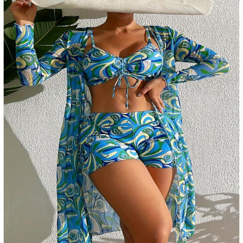 3 Piece Sexy Printed Bikinis Women High Waist Swimsuit Cover Up Swimwear Female Lady Bathing Suit Swimming Summer Beachwear 2XL
3 Piece Sexy Printed Bikinis Women High Waist Swimsuit Cover Up Swimwear Female Lady Bathing Suit Swimming Summer Beachwear 2XL