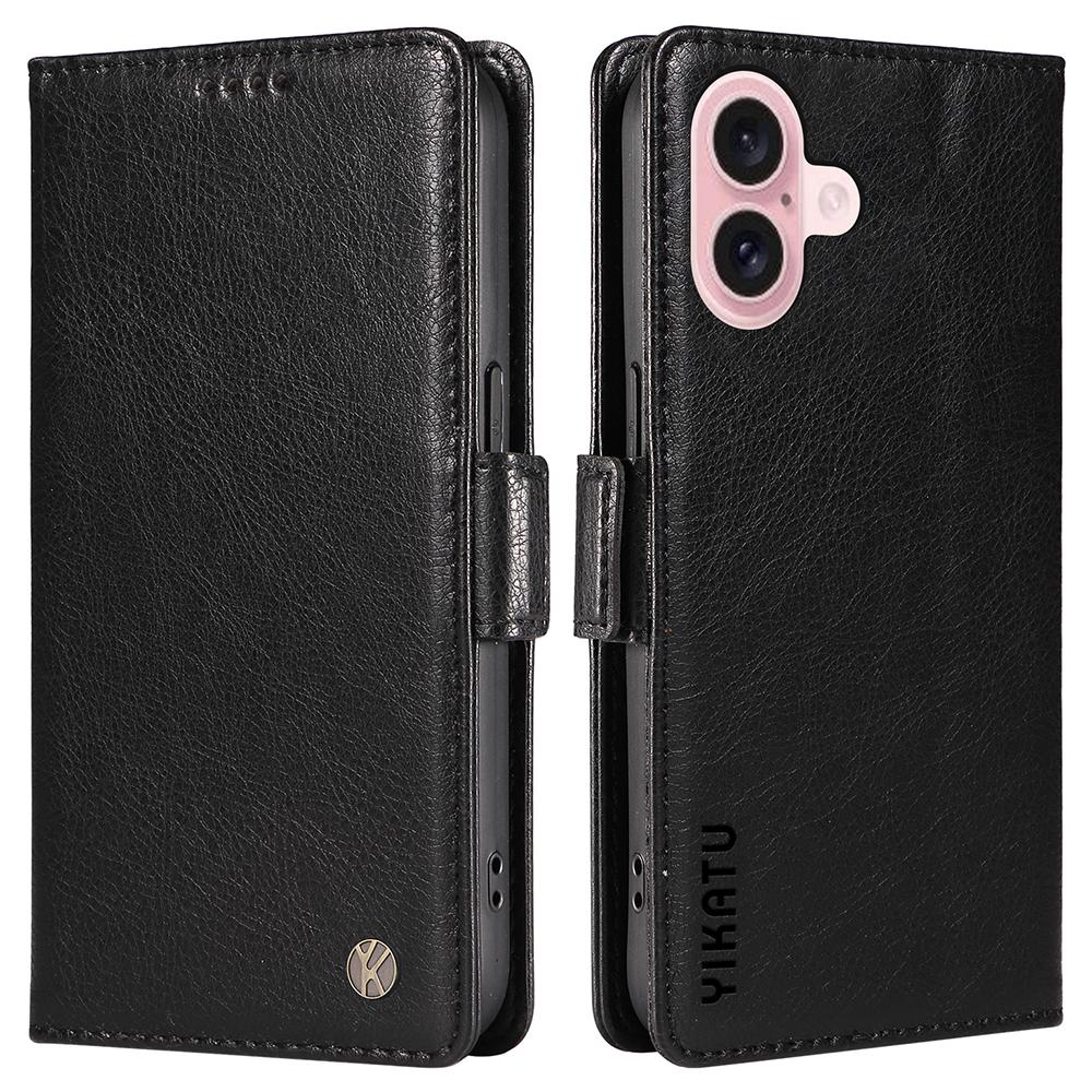 YIKATU YK-007 для iPhone 16 Чохол Litchi Texture Leather Phone Cover with Wallet Stand
YIKATU YK-007 для iPhone 16 Чохол Litchi Texture Leather Phone Cover with Wallet Stand