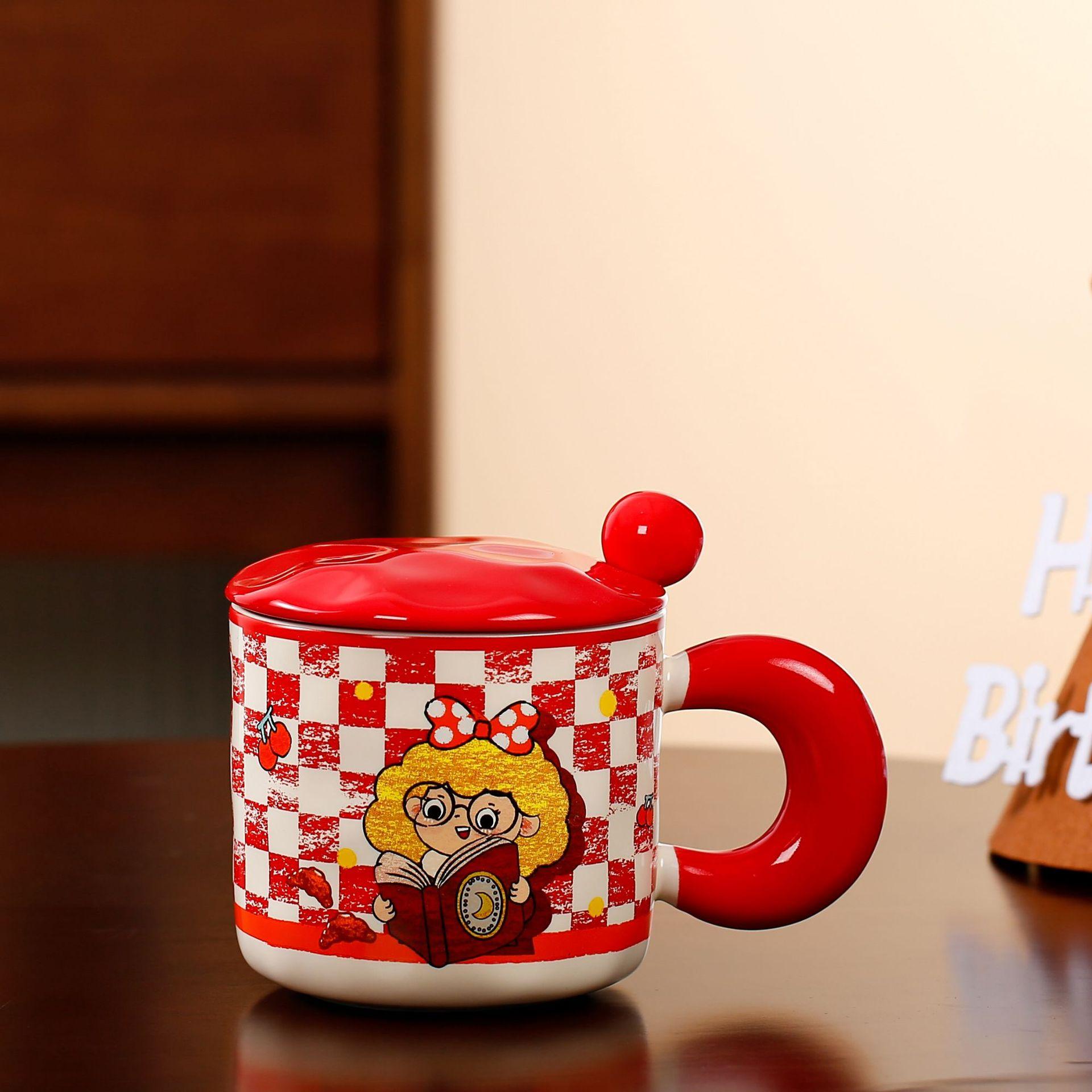 Cartoon animal ceramic mug girl heart cup for girlfriend birthday gift water cup office home breakfast cup ≈400ml
Cartoon animal ceramic mug girl heart cup for girlfriend birthday gift water cup office home breakfast cup ≈400ml