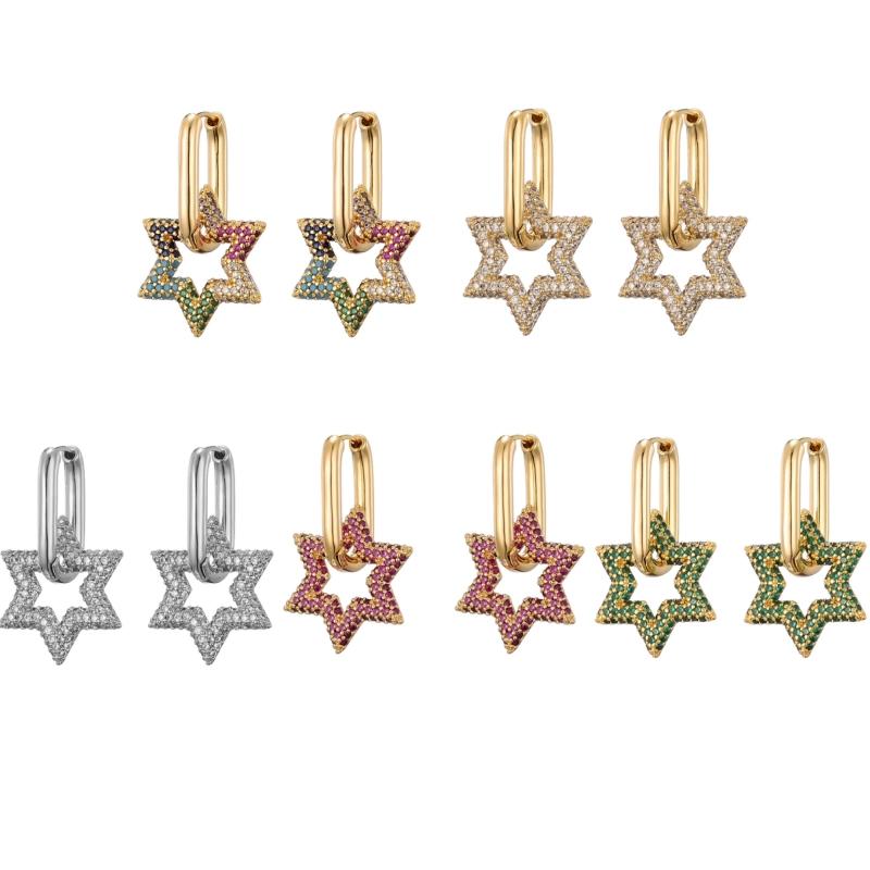 Star Gold Color Geometric Hoop Earrings for Women Drop Earring Jewelry Accessories срібний
Star Gold Color Geometric Hoop Earrings for Women Drop Earring Jewelry Accessories срібний