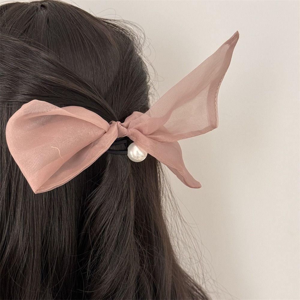 Vintage Pearl Head Rope Headdress Korean Style Headband Exquisite Gauze Bow Scrunchie Women чёрный
Vintage Pearl Head Rope Headdress Korean Style Headband Exquisite Gauze Bow Scrunchie Women чёрный
