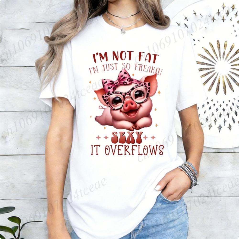I m Not Fat I m Just So Sexy It Overflows Women T Shirt Funny Print Casual Oversized Short Sleeve Fashion Streetwear Ladies Tops M
I m Not Fat I m Just So Sexy It Overflows Women T Shirt Funny Print Casual Oversized Short Sleeve Fashion Streetwear Ladies Tops M