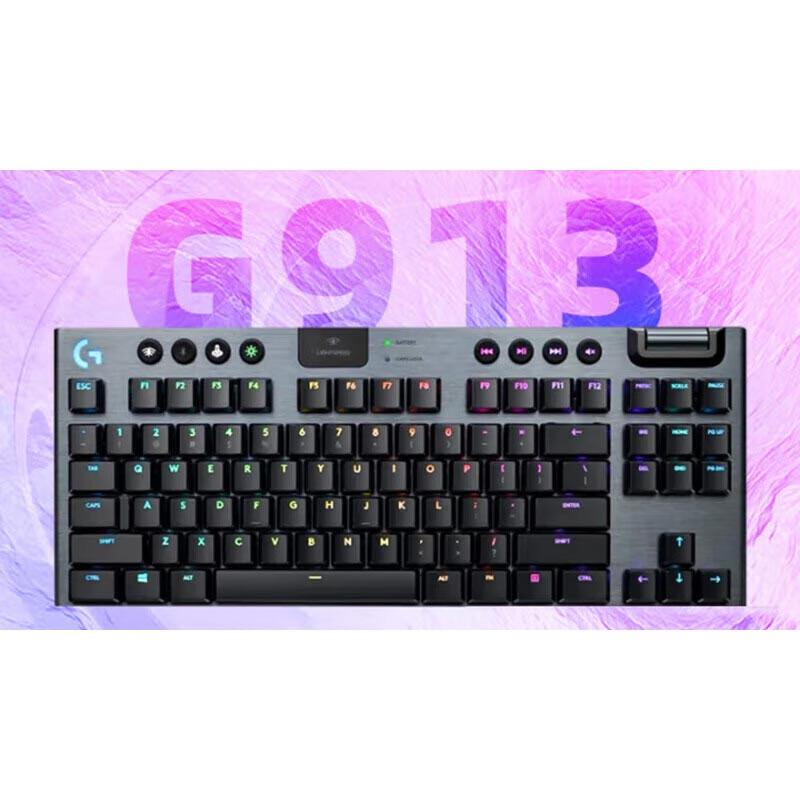 Logitech G913 LIGHTSPEED RGB Wireless Mechanical Gaming Keyboard
Logitech G913 LIGHTSPEED RGB Wireless Mechanical Gaming Keyboard