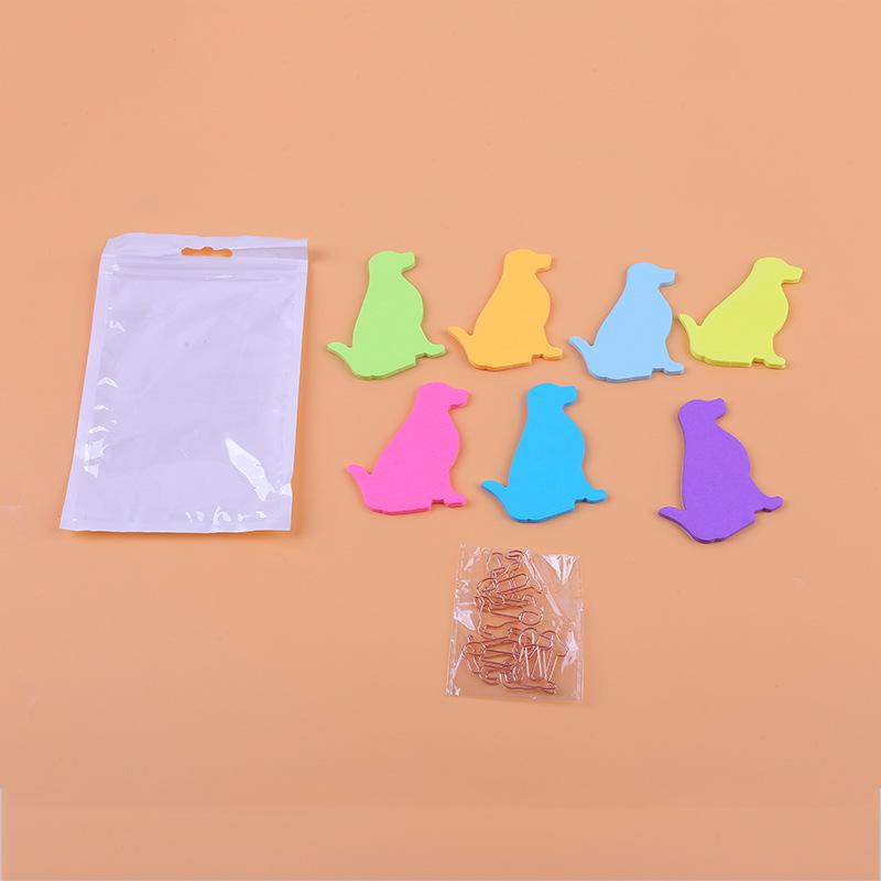 Puppy Sticky Notes: Fluorescent Solid Colors, Cute Shapes, Desktop Decor, Reusable Adhesive. 6x7 cm
Puppy Sticky Notes: Fluorescent Solid Colors, Cute Shapes, Desktop Decor, Reusable Adhesive. 6x7 cm