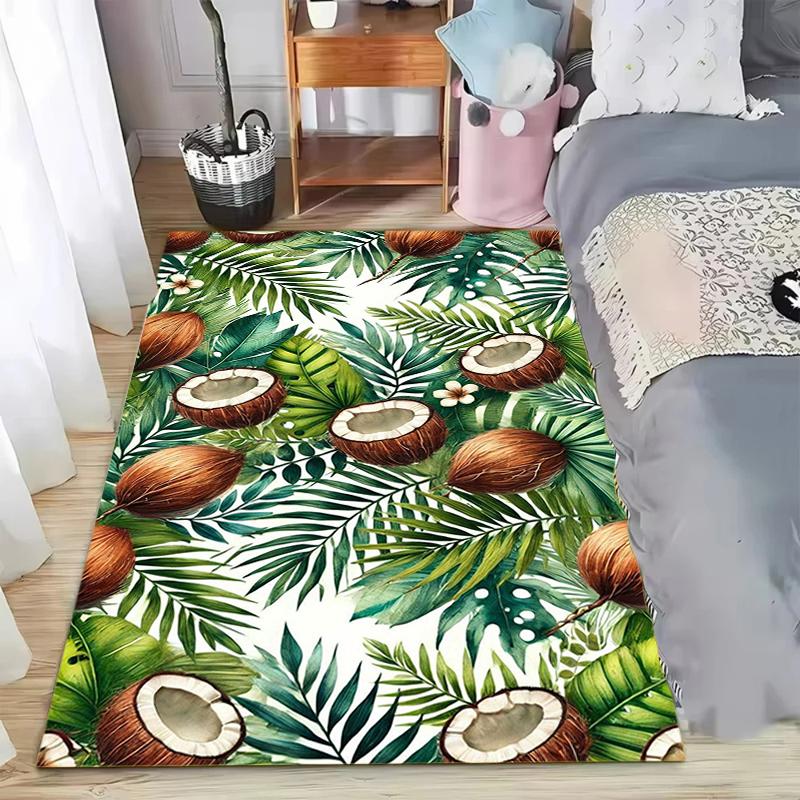 Vintage Coconut Area Rug Tropical Print Non-Slip Washable Carpet Doormat Floormat for Living Bedroom Dining Room Kids Playroom 40x60CM
Vintage Coconut Area Rug Tropical Print Non-Slip Washable Carpet Doormat Floormat for Living Bedroom Dining Room Kids Playroom 40x60CM