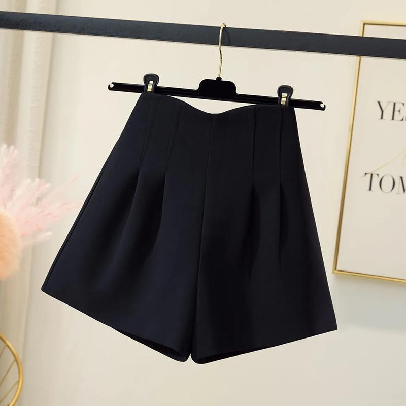 Плиссированные широкие шорты со скрытой молнией сзади, женские летние повседневные крутые черные короткие брюки, свободная уличная женская одежда S чёрный
Плиссированные широкие шорты со скрытой молнией сзади, женские летние повседневные крутые черные короткие брюки, свободная уличная женская одежда S чёрный