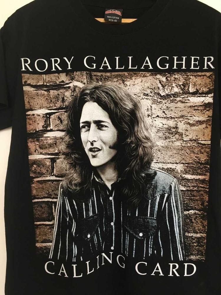 Vintage Rory Gallagher Calling Card Tshirt Unisex Black Cotton All Sizes Unisex T-Shirt XL
Vintage Rory Gallagher Calling Card Tshirt Unisex Black Cotton All Sizes Unisex T-Shirt XL