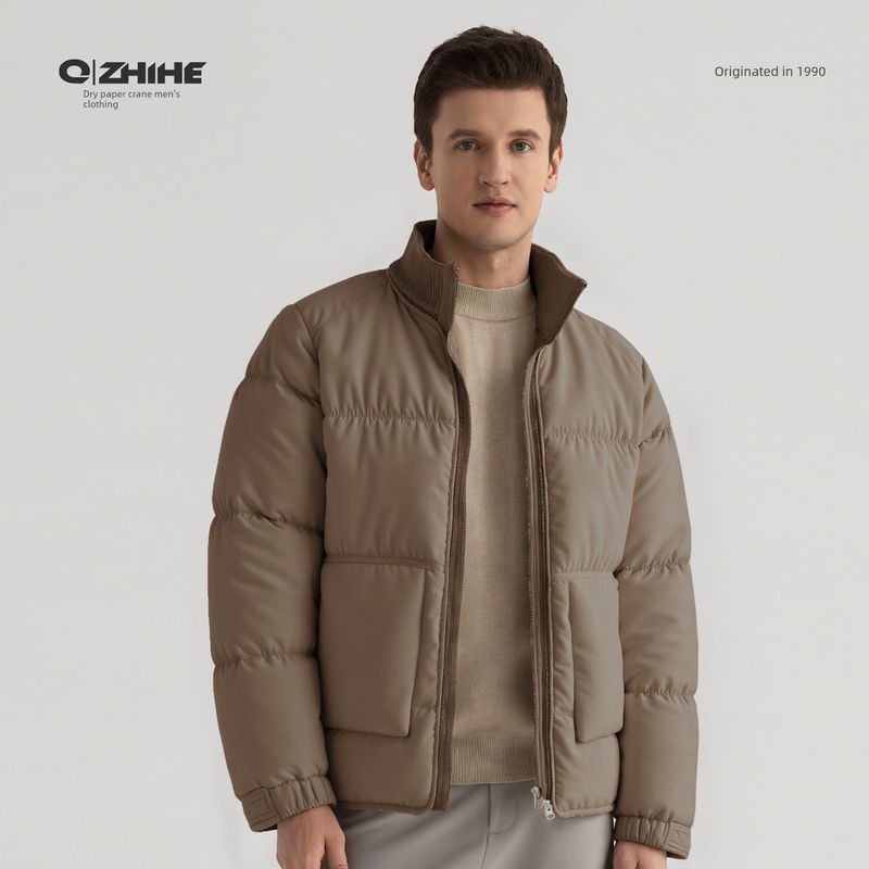 Men s Paper Crane Design Faux Two-Piece Stand Collar down Jacket, New Winter Loose Trendy Brand Warm Coat for Men 2808 02D Mocha Brown XXXL
Men s Paper Crane Design Faux Two-Piece Stand Collar down Jacket, New Winter Loose Trendy Brand Warm Coat for Men 2808 02D Mocha Brown XXXL