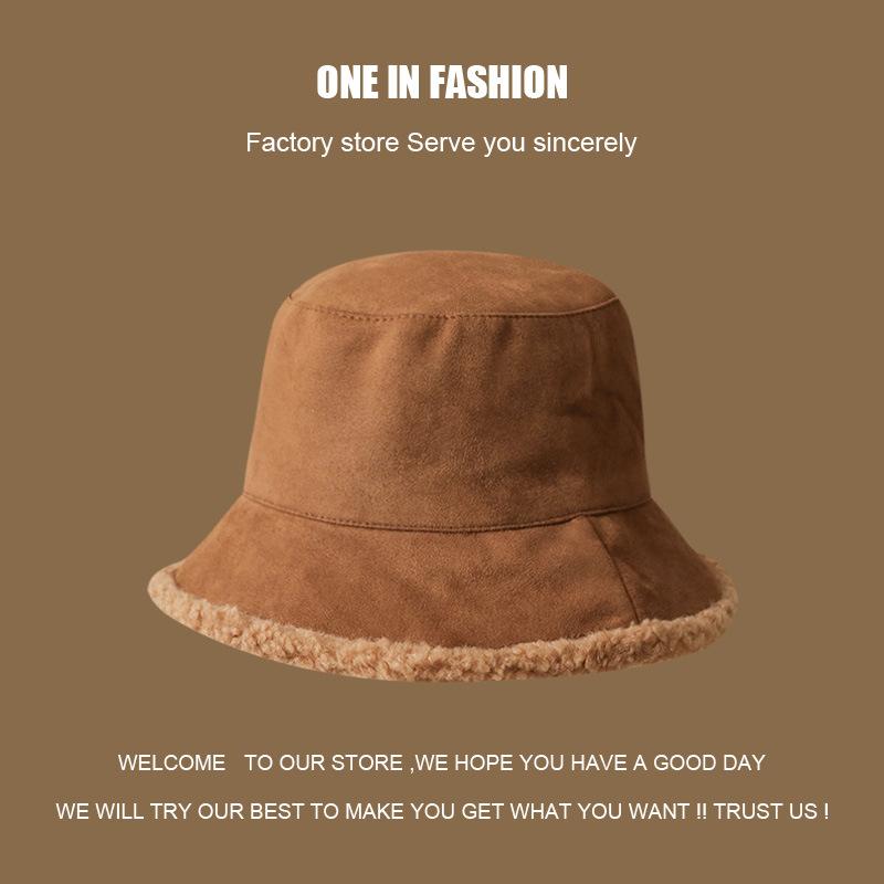 Lamb wool double-sided can be worn to show the face, small big eaves bucket hat women M(56-58cm)
Lamb wool double-sided can be worn to show the face, small big eaves bucket hat women M(56-58cm)