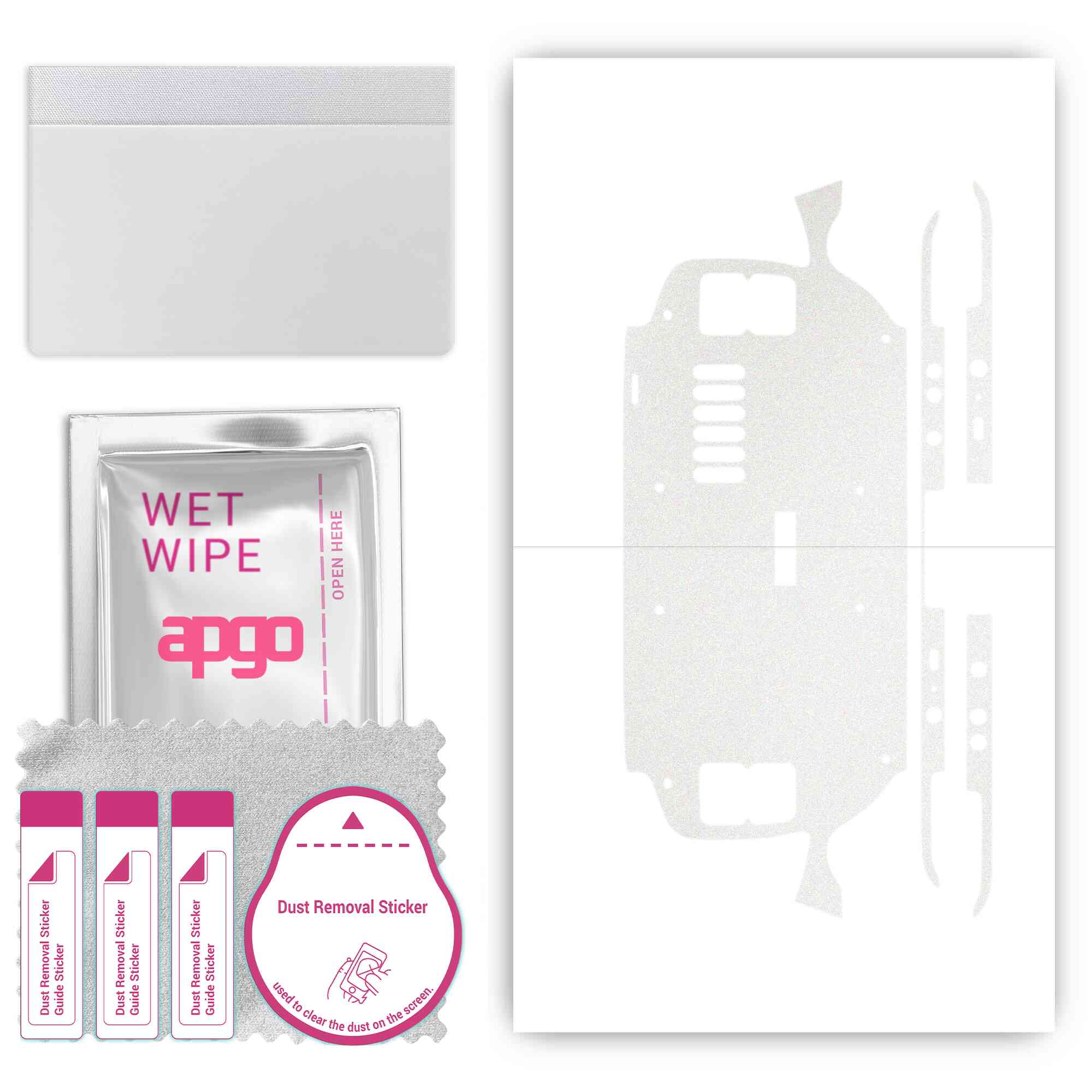 apgo Protective Skin Sticker for the back+sides compatible with Steam Deck, Full Wrap Film, Foil, Vinyl - Pattern Matte Transparent
apgo Protective Skin Sticker for the back+sides compatible with Steam Deck, Full Wrap Film, Foil, Vinyl - Pattern Matte Transparent