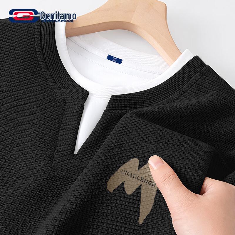 GENIOLAMODE Men s Faux Two-Piece Waffle Long Sleeve T-Shirt XL
GENIOLAMODE Men s Faux Two-Piece Waffle Long Sleeve T-Shirt XL