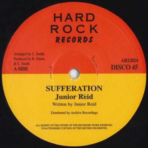 12-дюймовая пластинка JUNIOR REID - Sufferation / Version AR12024 Hard Rock 2018 UK Регги, Ска и Даб Б/У
12-дюймовая пластинка JUNIOR REID - Sufferation / Version AR12024 Hard Rock 2018 UK Регги, Ска и Даб Б/У