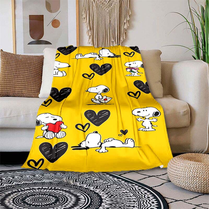 This adorable 3D Snoopy cartoon flannel blanket is comfortable and soft, perfect for use in bedrooms, beds, sofas, picnics, and 75x90cm
This adorable 3D Snoopy cartoon flannel blanket is comfortable and soft, perfect for use in bedrooms, beds, sofas, picnics, and 75x90cm