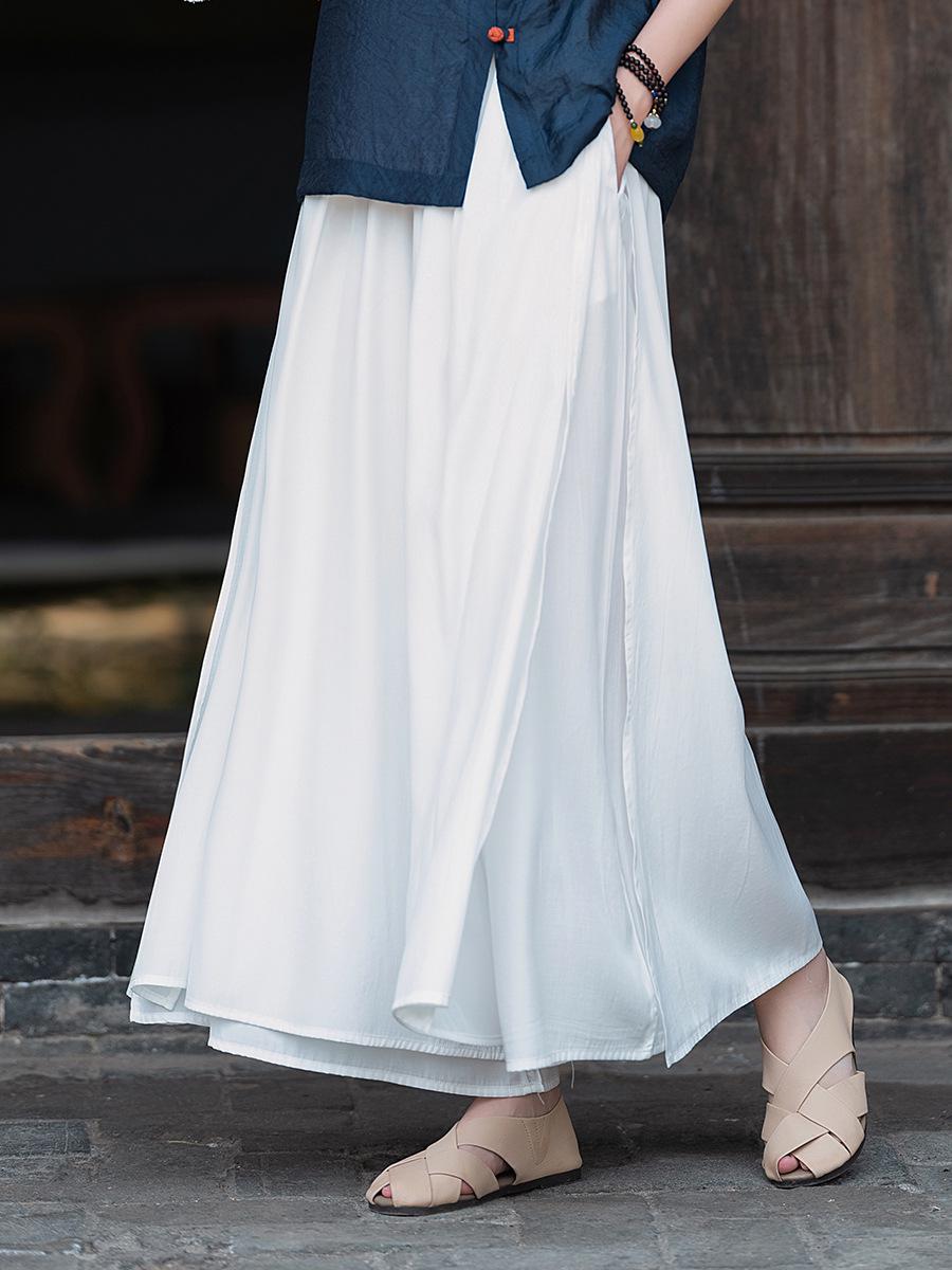 Women s Spring Cotton Linen Wide-Leg Pants: Slimming, Slit, Nine-Tenth Length, New Style, Drapey, Thin Dance Pants Skirt. One Size білий
Women s Spring Cotton Linen Wide-Leg Pants: Slimming, Slit, Nine-Tenth Length, New Style, Drapey, Thin Dance Pants Skirt. One Size білий