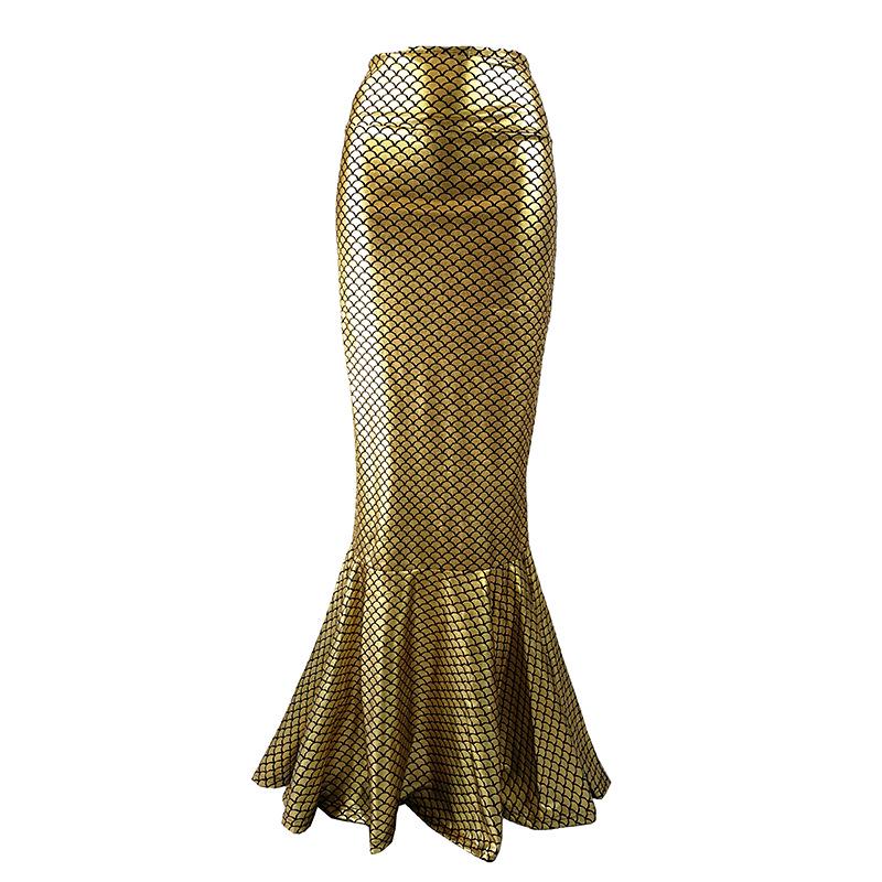 Сексуальная женская юбка «рыбий хвост» с высокой талией, темперамент, элегантная модная женская одежда XXL золотистый
Сексуальная женская юбка «рыбий хвост» с высокой талией, темперамент, элегантная модная женская одежда XXL золотистый