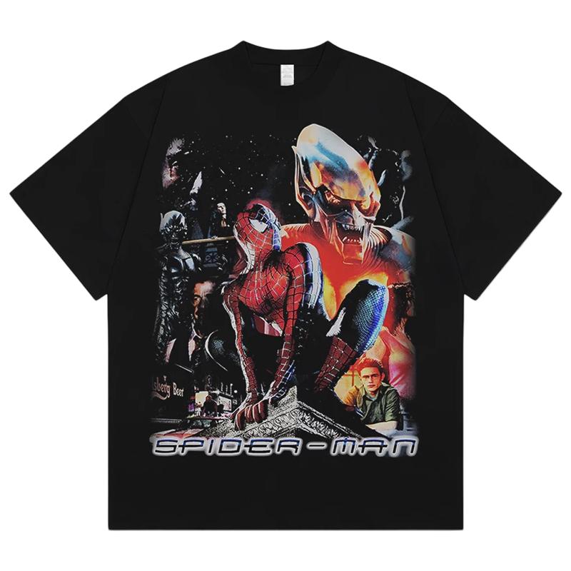 SpiderMan Graphic TShirt Retro Punk Harajuku Streetwear Oversized Cotton Casual Fashion Short Sleeve Tee for Men Women Workout S разноцветный
SpiderMan Graphic TShirt Retro Punk Harajuku Streetwear Oversized Cotton Casual Fashion Short Sleeve Tee for Men Women Workout S разноцветный