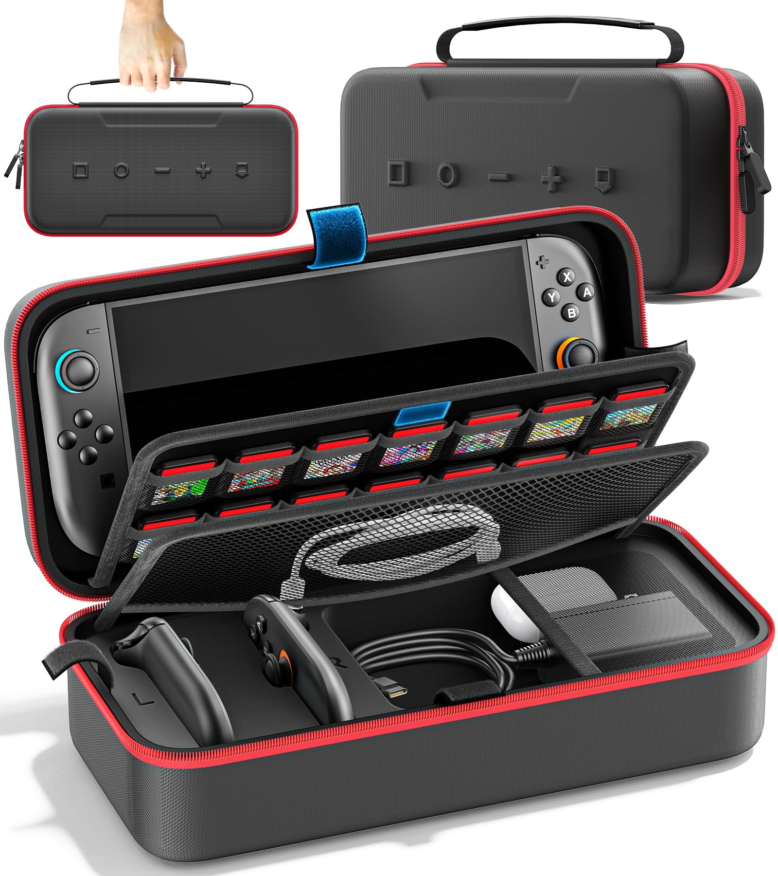с Switch OLED Switch Хранилище Switch Хранилище Switch удобно для хранения основной игры Switch Полная защита Чехол для переноски Switch
с Switch OLED Switch Хранилище Switch Хранилище Switch удобно для хранения основной игры Switch Полная защита Чехол для переноски Switch