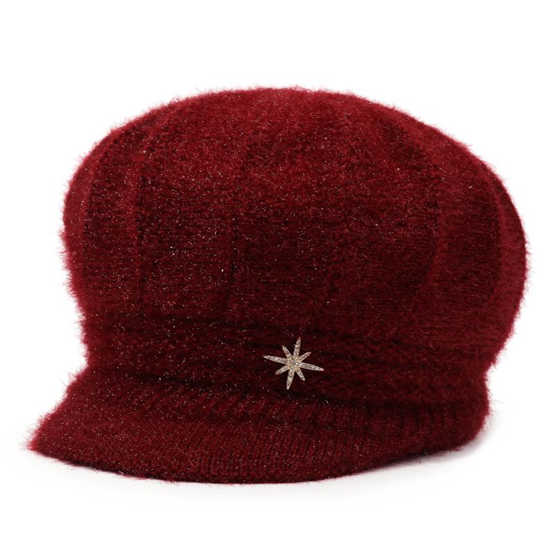 Осень Зима Уличная Вязаная Шапка Теплая Защищающая от Холода Шапка для Мамы Шапка для Пожилой Бабушки темно-красного
Осень Зима Уличная Вязаная Шапка Теплая Защищающая от Холода Шапка для Мамы Шапка для Пожилой Бабушки темно-красного