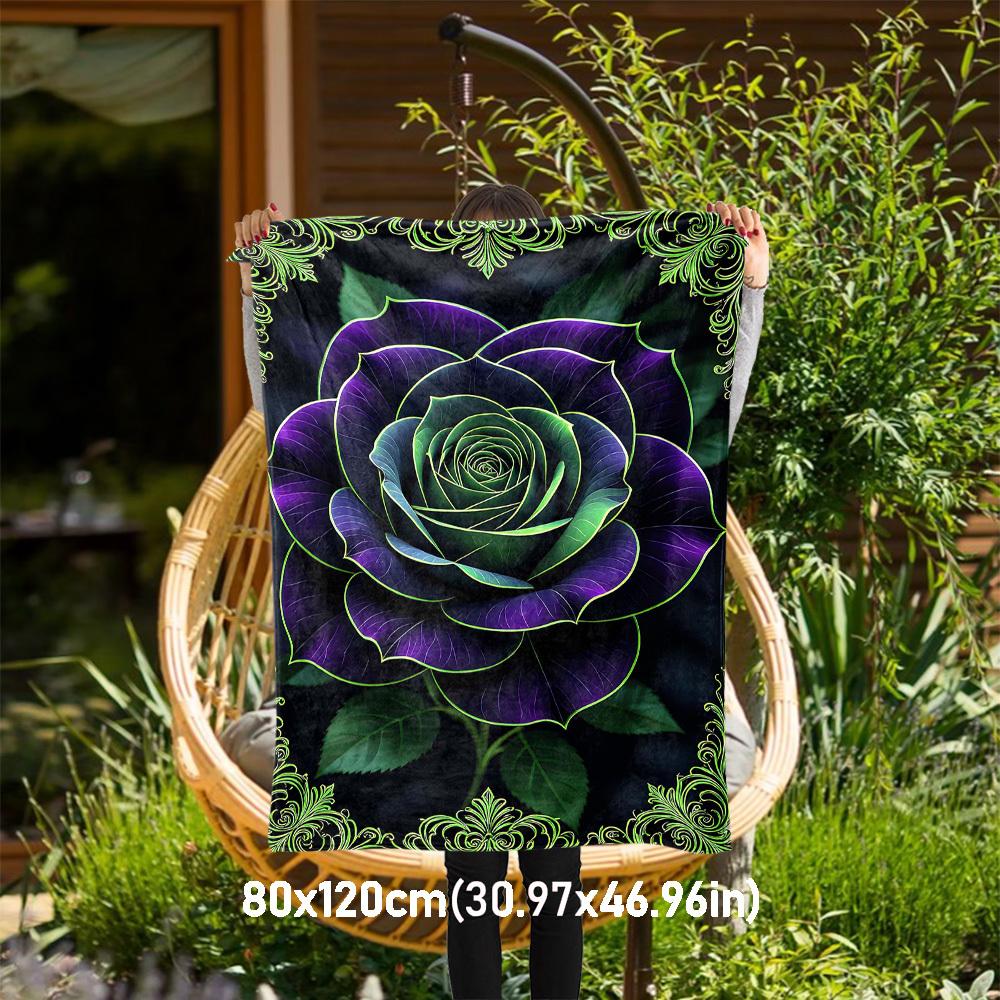 1PC Rose BlackOutdoor Flannel Blanket - Soft Plush Decor for Picnics, camping, Bedroom, Playroom, Office, or Lunch Break 1252A 80x120cm(31x47inch)
1PC Rose BlackOutdoor Flannel Blanket - Soft Plush Decor for Picnics, camping, Bedroom, Playroom, Office, or Lunch Break 1252A 80x120cm(31x47inch)