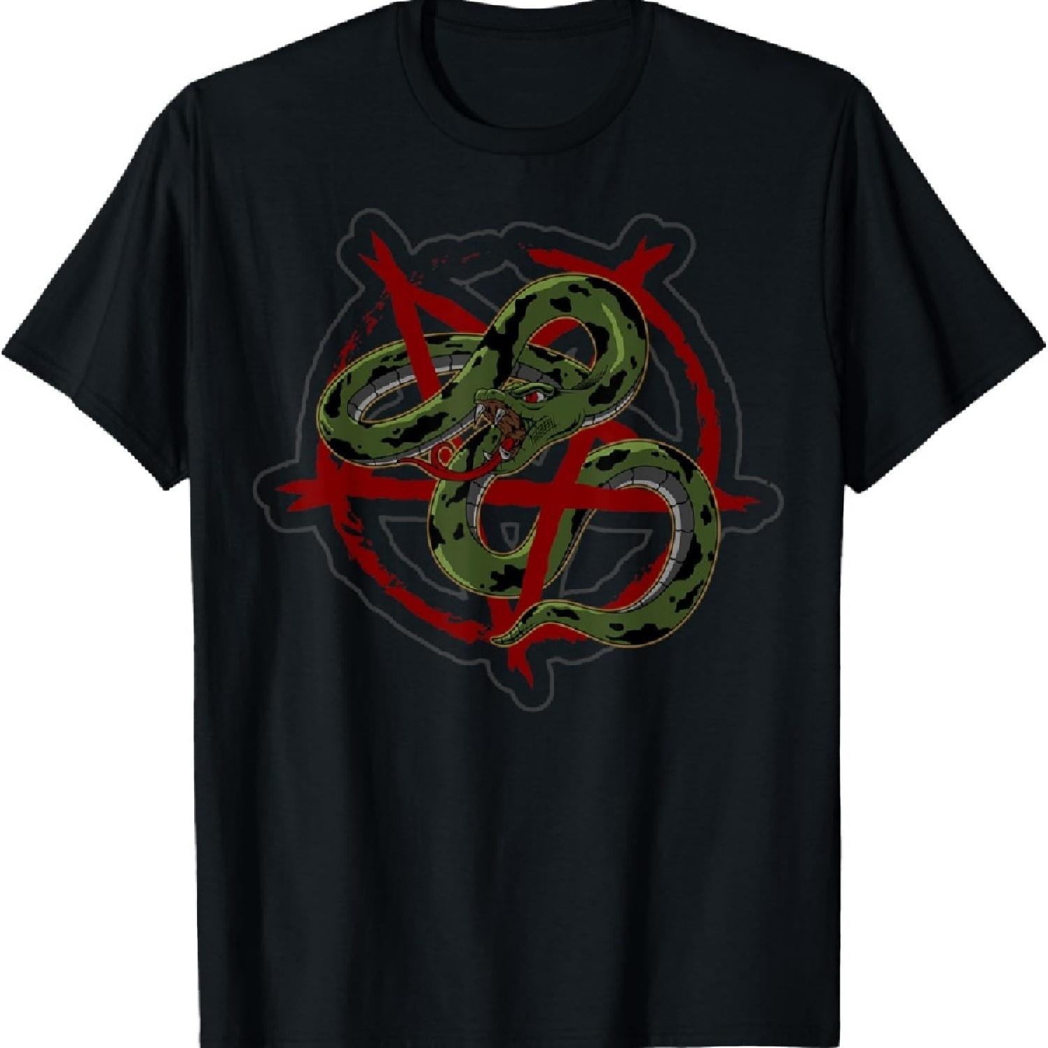 Lucifer Sigil Satan Snake Goth Satanic Gothic Occult T-Shirt XXXXXL чорний
Lucifer Sigil Satan Snake Goth Satanic Gothic Occult T-Shirt XXXXXL чорний