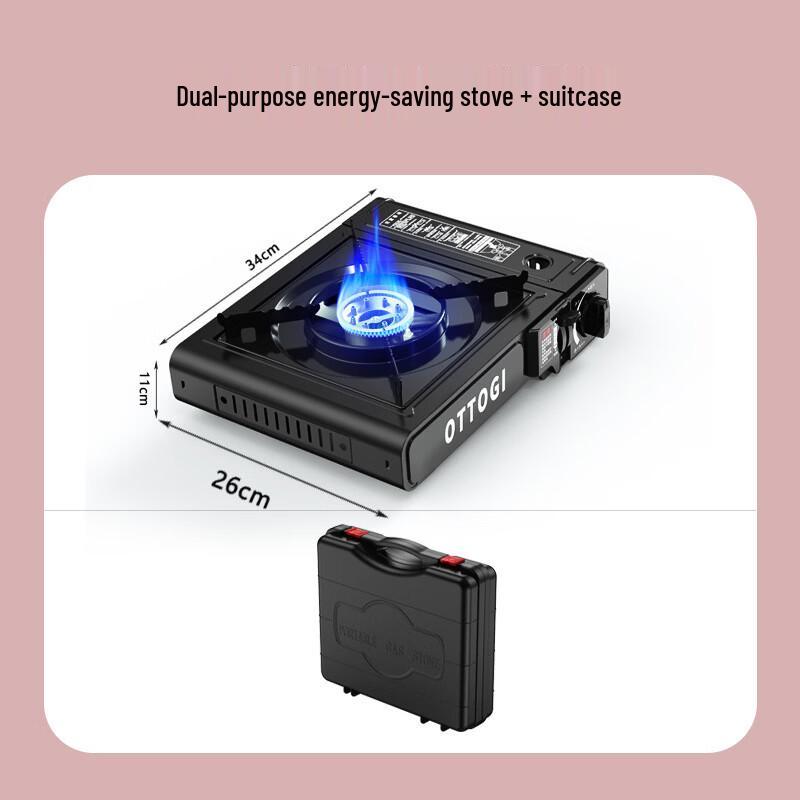 OLOEY Dual-Use Portable Cassette Stove Kit One Size
OLOEY Dual-Use Portable Cassette Stove Kit One Size