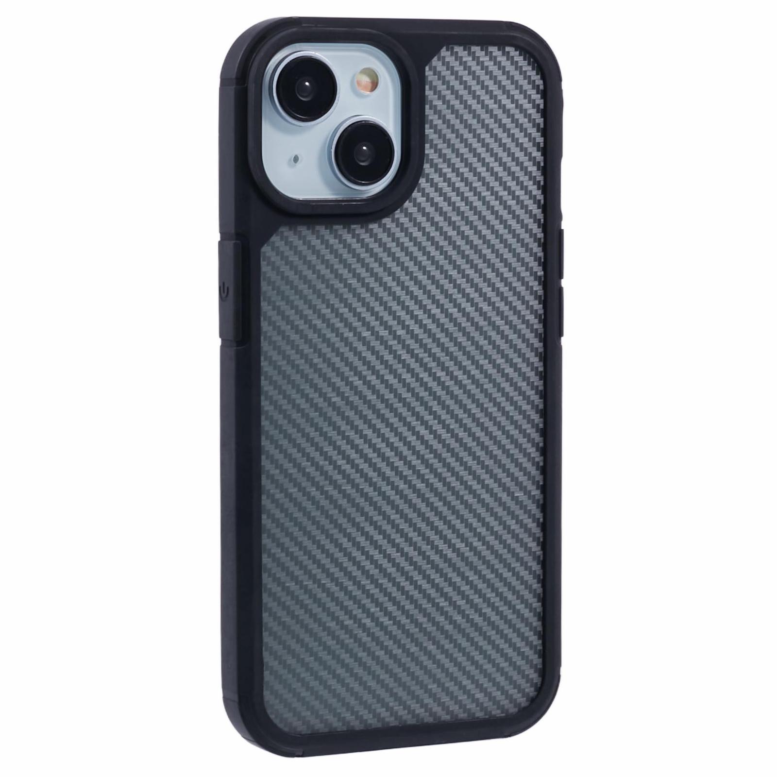 For iPhone 14 Case Carbon Fiber Texture TPU+PC Anti-Drop Phone Cover A
For iPhone 14 Case Carbon Fiber Texture TPU+PC Anti-Drop Phone Cover A