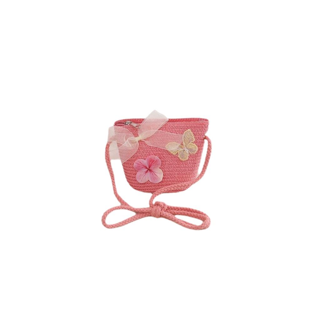 Butterfly Summer Children Beach Hats Lace Holiday Travel Beach Bags New Wide Brim Straw Hat dark pink bag
Butterfly Summer Children Beach Hats Lace Holiday Travel Beach Bags New Wide Brim Straw Hat dark pink bag