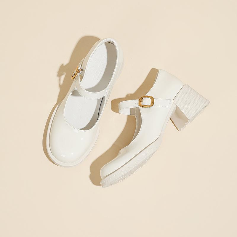 Spring and Autumn new French white with skirt Mary Jane women s shoes one-button retro thick heel light mouth thick-soled small leather shoes 40
Spring and Autumn new French white with skirt Mary Jane women s shoes one-button retro thick heel light mouth thick-soled small leather shoes 40