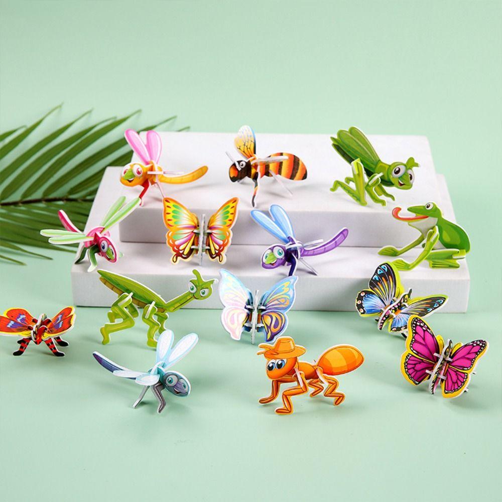 Insect Animal DIY Paper Jigsaw Educational Paper Puzzles Kids Birthday Foam Puzzle 3D Guest Gift Animals
Insect Animal DIY Paper Jigsaw Educational Paper Puzzles Kids Birthday Foam Puzzle 3D Guest Gift Animals