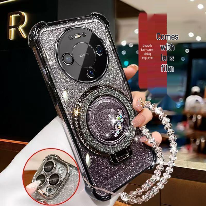 Huawei Mate80 5G Airbag Phone Case: Flowing Sand Magnetic Stand, Anti-drop Silicone Cover for Women, Mate70 Compatible Huawei Mate40 Pro
Huawei Mate80 5G Airbag Phone Case: Flowing Sand Magnetic Stand, Anti-drop Silicone Cover for Women, Mate70 Compatible Huawei Mate40 Pro