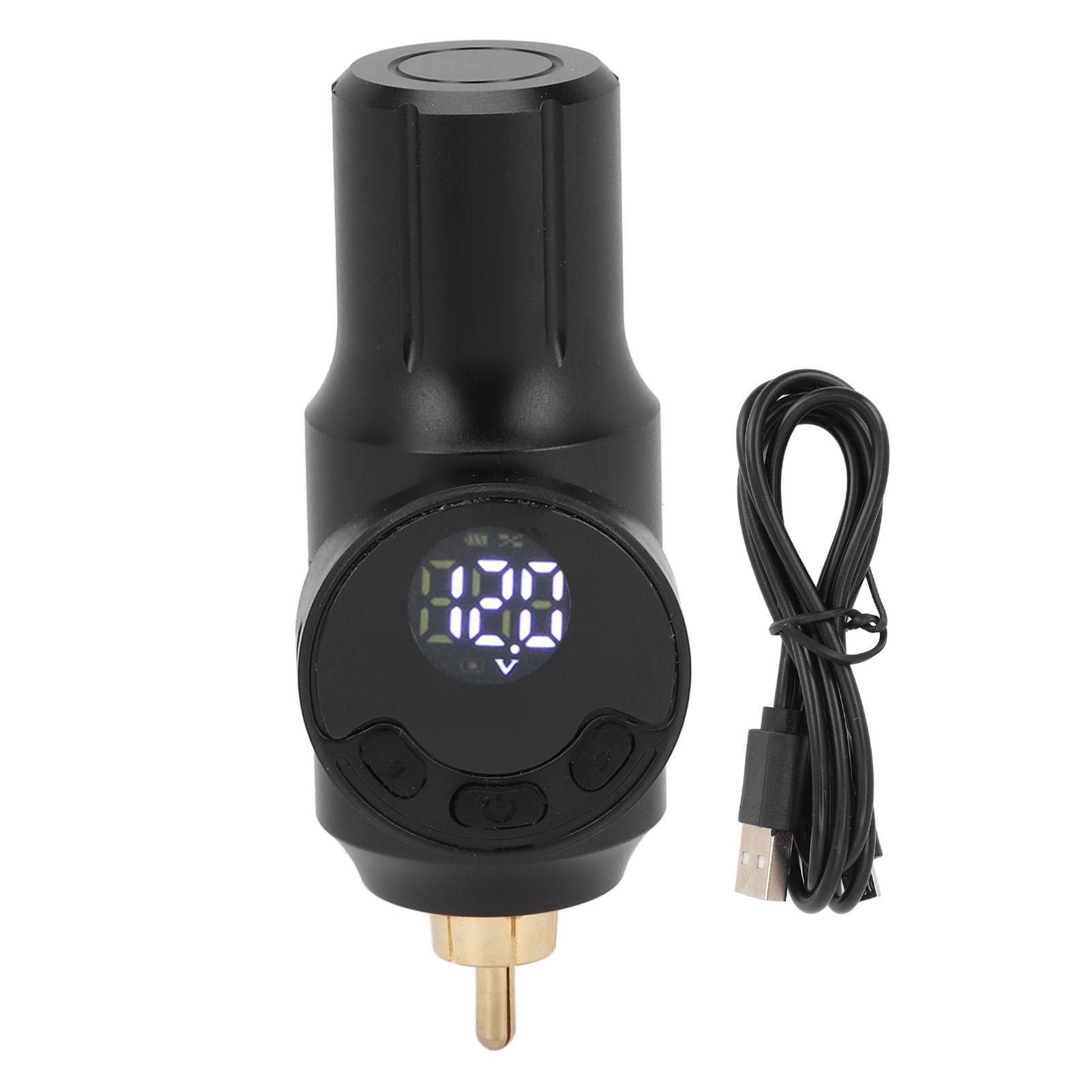 Wireless Tattoo Power Supply RCA Interface 1500mAh LCD Screen USB Rechargeable Tattoo Machine
Wireless Tattoo Power Supply RCA Interface 1500mAh LCD Screen USB Rechargeable Tattoo Machine