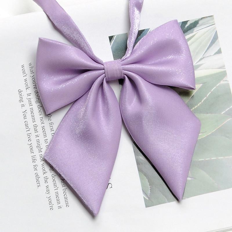 Pink Feather Jk Solid Color Collar Bow Tie For Japanese School Uniforms Women Light Purple
Pink Feather Jk Solid Color Collar Bow Tie For Japanese School Uniforms Women Light Purple