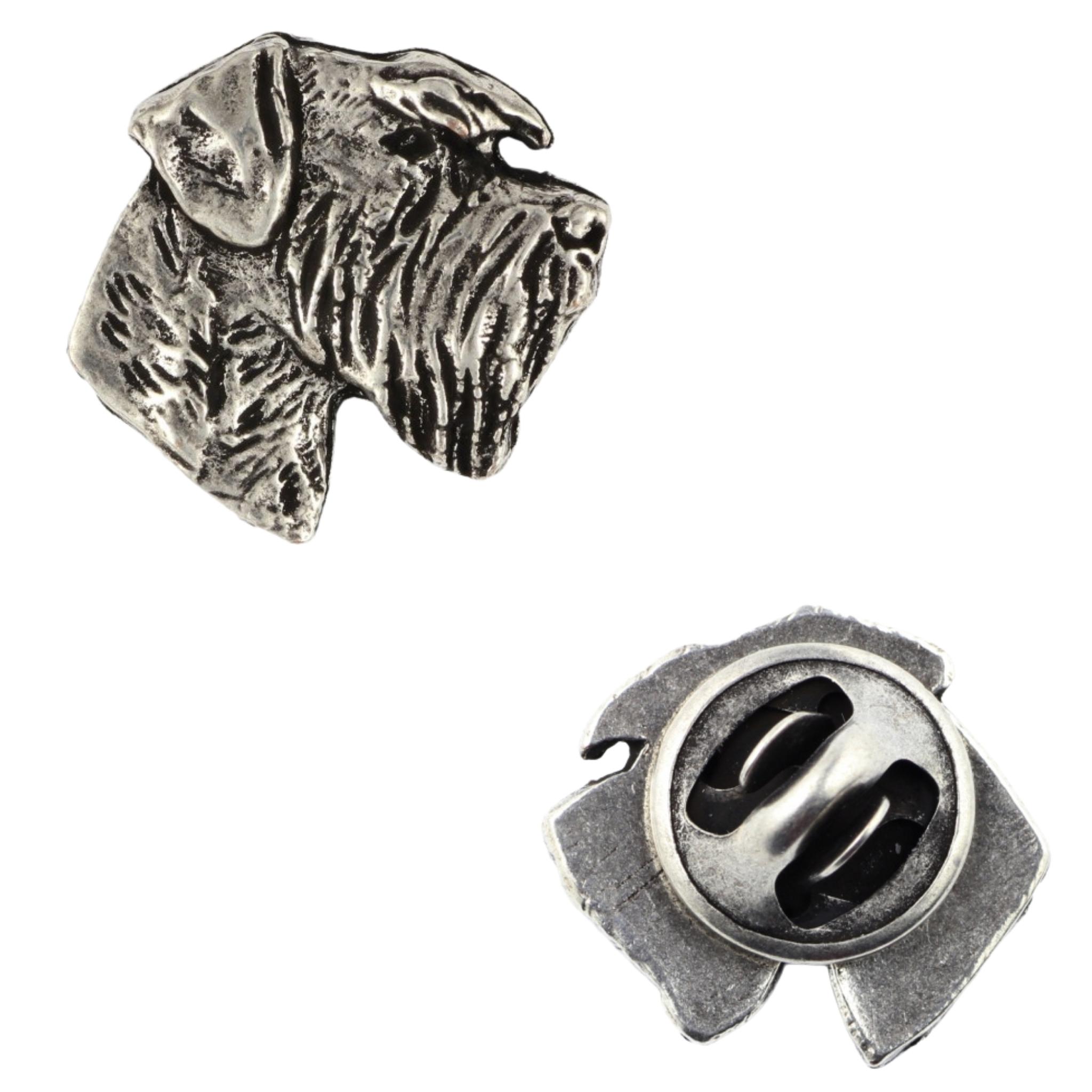 Schnauzer I - Silver-plated dog brooch, elegant pin, jacket lapel decoration by Art-Dog brand срібний
Schnauzer I - Silver-plated dog brooch, elegant pin, jacket lapel decoration by Art-Dog brand срібний