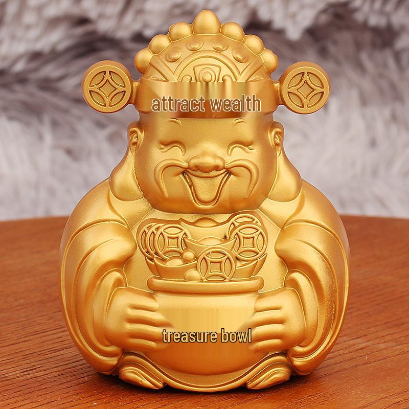 Golden Smiling God of Wealth Car Decoration: Prosperity Yuanbao Ornament for Business Openings
Golden Smiling God of Wealth Car Decoration: Prosperity Yuanbao Ornament for Business Openings