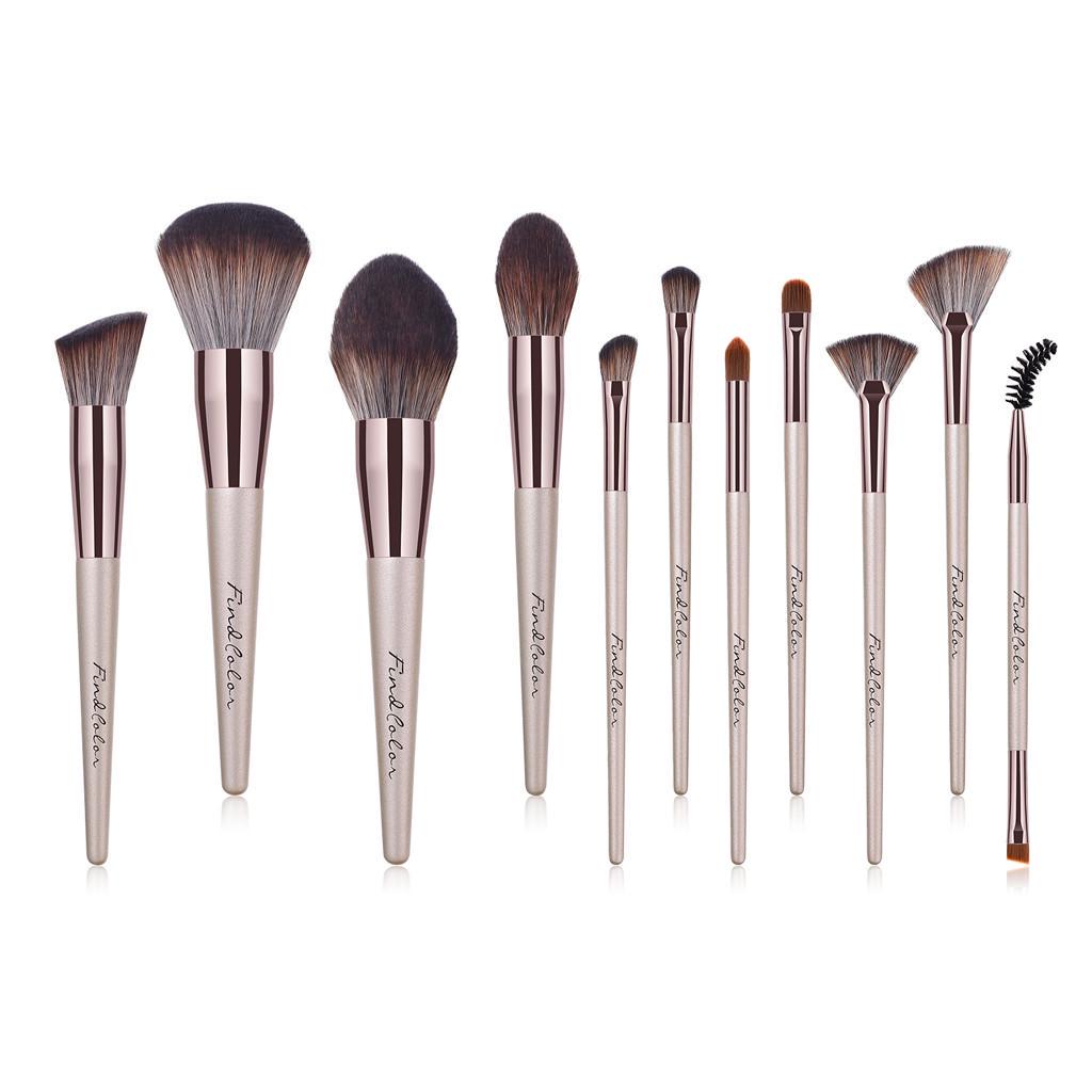 Makeup Brush Wooden Foundation Cosmetic Eyebrow Eyeshadow Makeup Brush Sets Tools Cosmetic Brushes 11pcs
Makeup Brush Wooden Foundation Cosmetic Eyebrow Eyeshadow Makeup Brush Sets Tools Cosmetic Brushes 11pcs