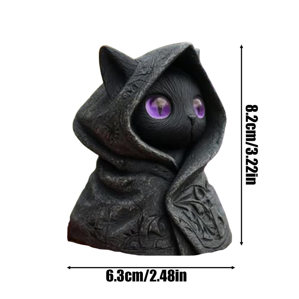 Black Cat Statue Mysterious Cute Cat Witch Cat Figurine Witches Decor Desk Ornament Sculpture For Halloween 2025 фіолетовий
Black Cat Statue Mysterious Cute Cat Witch Cat Figurine Witches Decor Desk Ornament Sculpture For Halloween 2025 фіолетовий