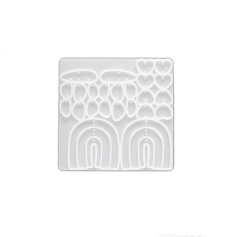 Food Grade Flexible Silicone Earring Mould For Handmade Jewelry With Multiple Shape Combinations For Creative Designs
Food Grade Flexible Silicone Earring Mould For Handmade Jewelry With Multiple Shape Combinations For Creative Designs