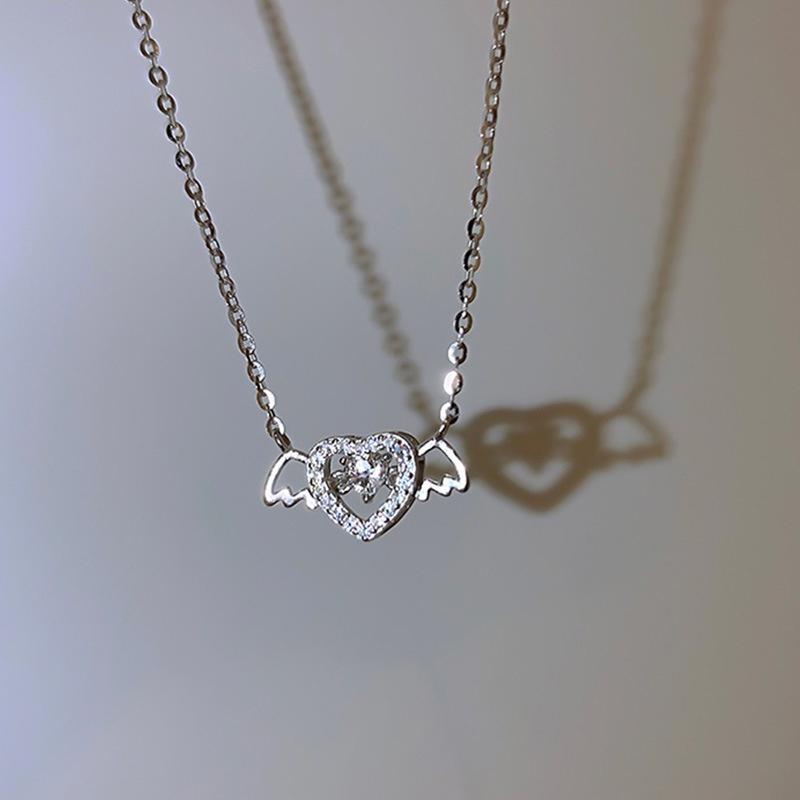 Angel Necklace, Women s Elegant and Artistic, Versatile Clavicle Pendant Necklace срібний
Angel Necklace, Women s Elegant and Artistic, Versatile Clavicle Pendant Necklace срібний