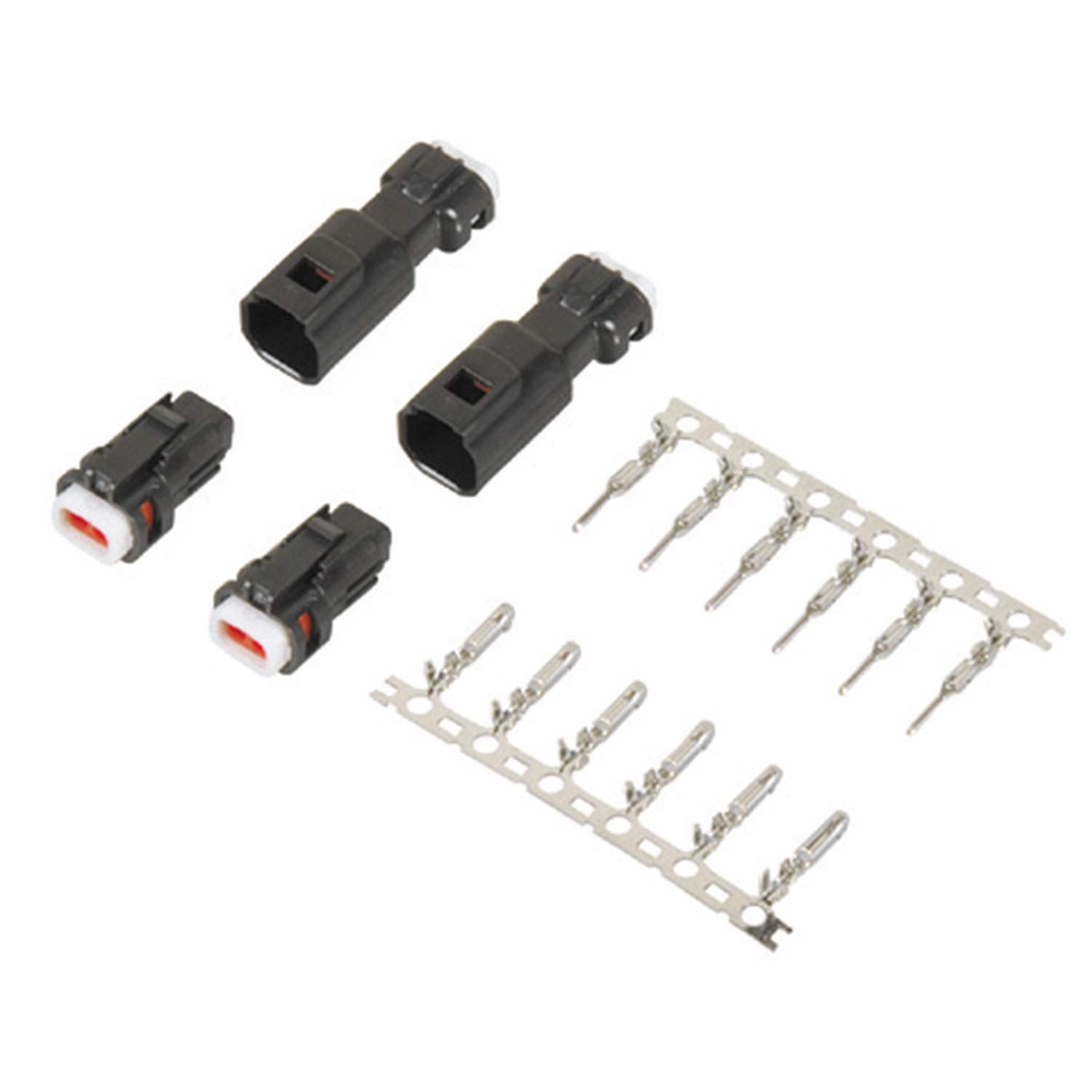 Amon Waterproof Coupler for Motorcycles with Set of 2 2-Pole (Compatible 0.2 sq. Cords) - (Product Code 2891)
Amon Waterproof Coupler for Motorcycles with Set of 2 2-Pole (Compatible 0.2 sq. Cords) - (Product Code 2891)