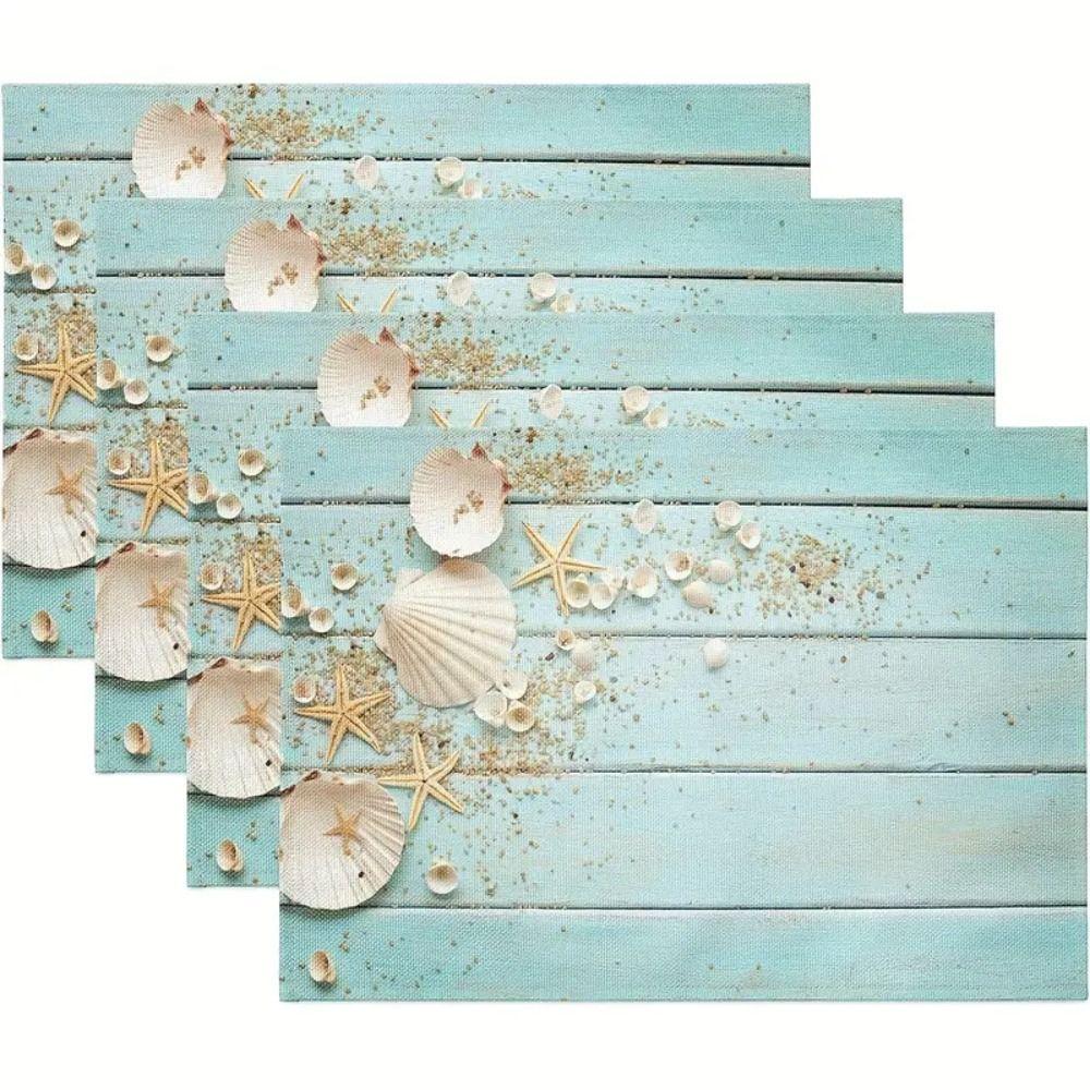 Anti Slip Summer Beach Placemat Heat Resistant Tableware Pad Linen Placemat Table Decoration Style 12
Anti Slip Summer Beach Placemat Heat Resistant Tableware Pad Linen Placemat Table Decoration Style 12