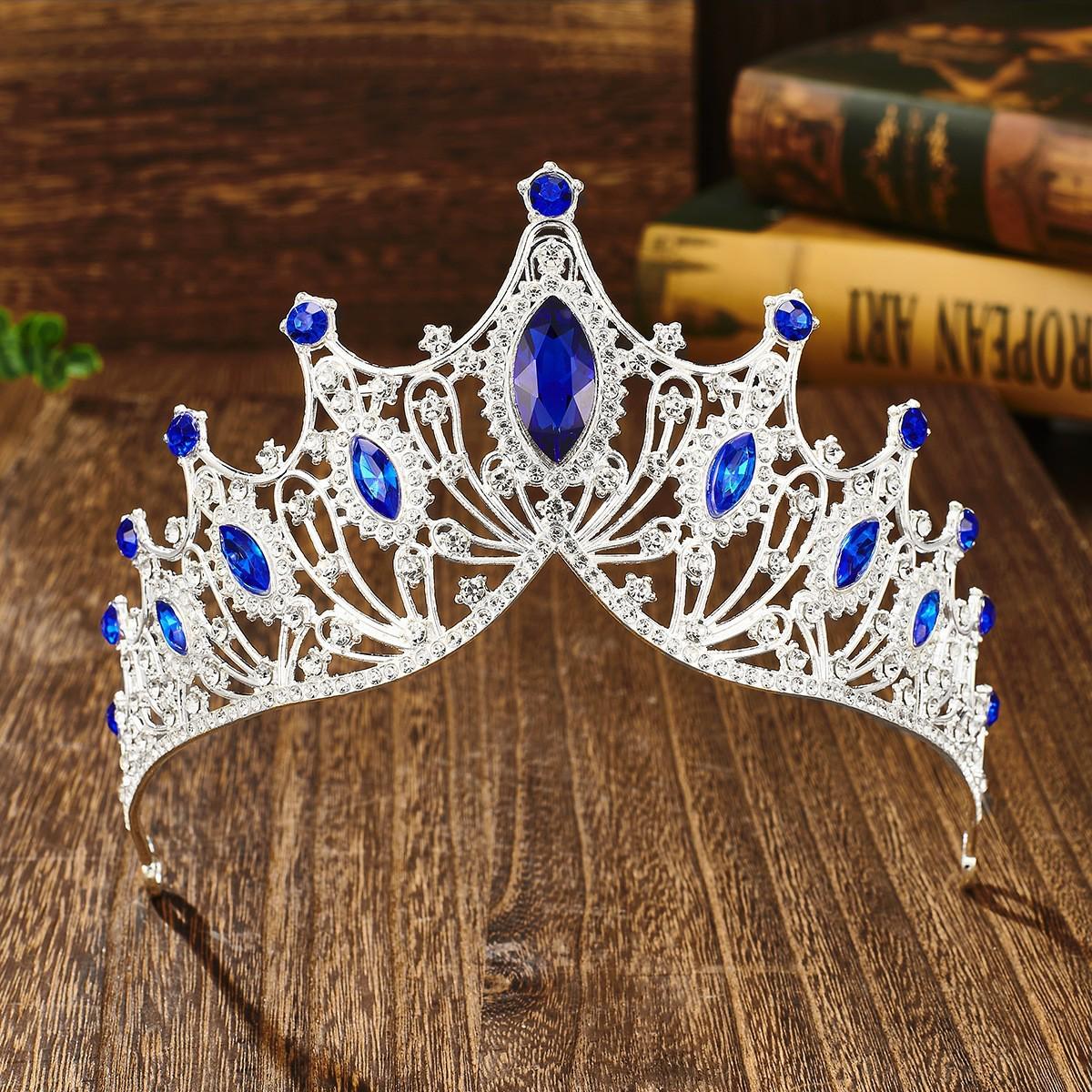 Baroque Luxury Alloy Crown Headpiece for Bridal and Party Princess Attire
Baroque Luxury Alloy Crown Headpiece for Bridal and Party Princess Attire